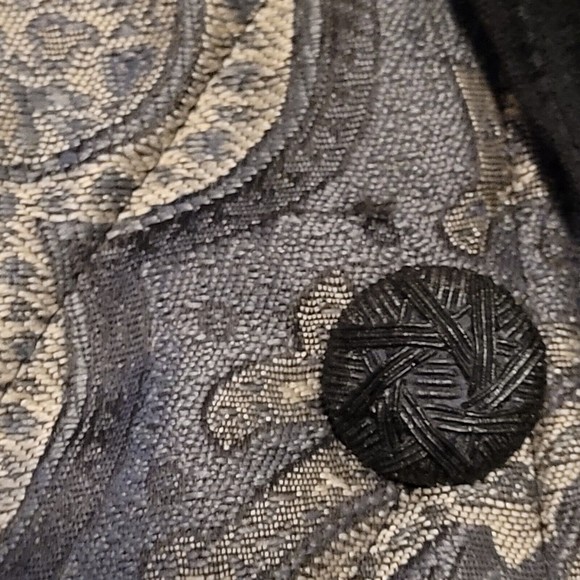 Koos of Course! Patterned Jacquard Quilted Reversible Jacket Womens Sz Small - Picture 9 of 16